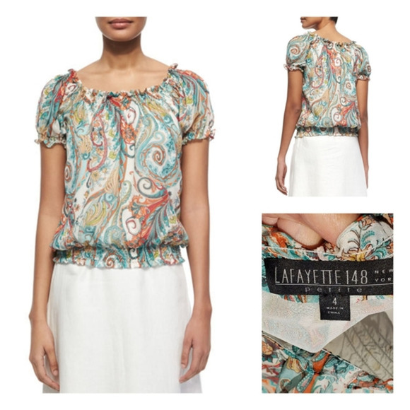 Off-the-Shoulder Floral-Print Blouson - Picture 1 of 6